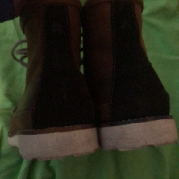 Men's Brown Leather Boots - Picture 5 of 6